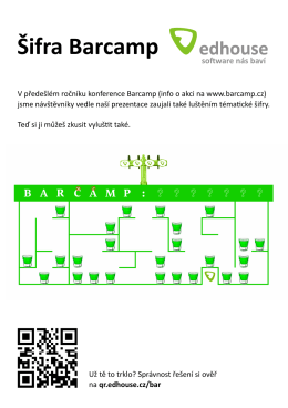 Šifra Barcamp