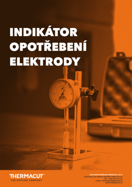 indikátor opotřebení elektrody