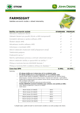 FarmSight JDlink - STROM PRAHA as