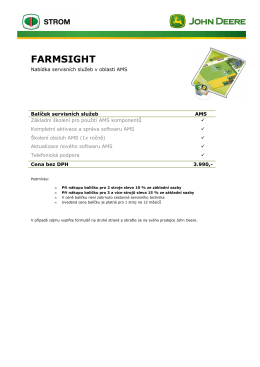 FarmSight AMS - STROM PRAHA as