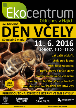 Pozvánka na den včely 11.6.2016