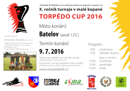 Torpédo cup 2016