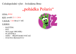 „pohádka Polaris“