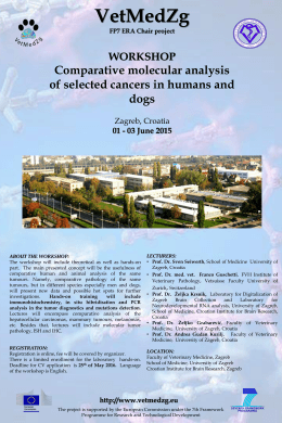 WORKSHOP Comparative molecular analysis of selected cancers in