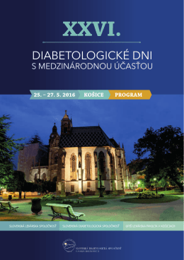 XXVI. - Slovenská diabetologická spoločnosť