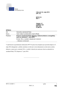 9075/1/16 REV 1 vg/kn 1 DGE 2 A V nadväznosti na preskúmanie