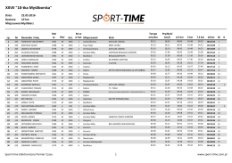 Pobierz Wyniki - Sport-Time