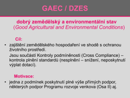 ZOP5_ GAEC a projekt