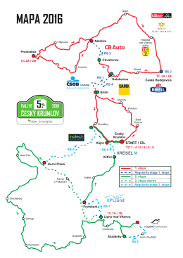 Celková mapa - New Energies Rallye