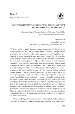 145 LOST ENLIGHTENMENT: CENTRAL ASIA`S GOLDEN
