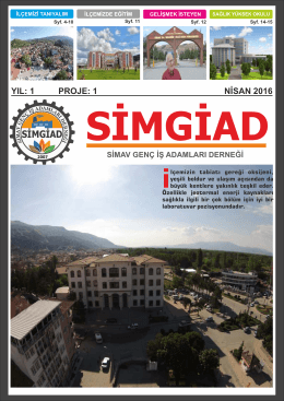 Simgiad Dergi 2016_İndir