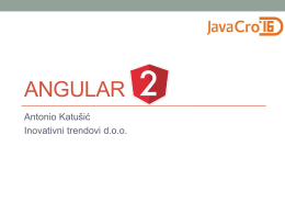 angular 2 - JavaCRO 16