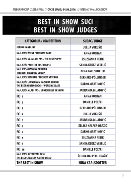 best in show suci best in show judges - HKS-a