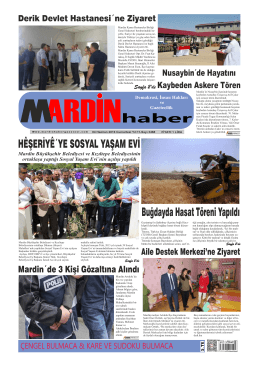04 Haziran 2016 - mardinhabergazetesi.com