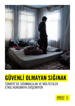 Türkiye`de sığınmacılar ve mülteciler etkili korumaya erişemiyor