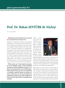 Makale PDF - Güncel Gastroenteroloji