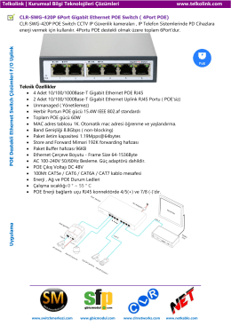6Port Gigabit Ethernet POE Switch ( 4Port POE)