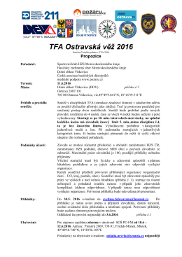 TFA Ostravská věž 2016