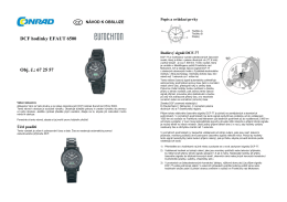 překlad 672557- náramkové hodinky Eurochron 6500