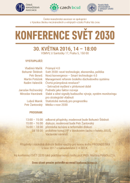 Konference SVeT 2030