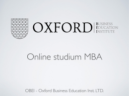 OBEI - Oxford Business Education Inst. LTD.