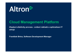 11_ALTRON_Brtna_Cloud Management Platform_kongres