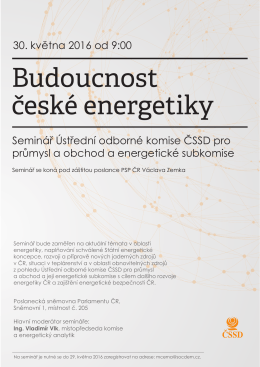 Budoucnost české energetiky