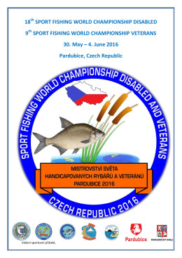 sport fishing world chamiponship disabled and veterans 2016