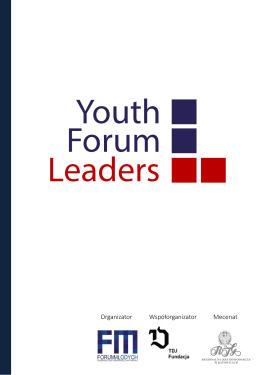 yfl workshops - Forum Młodych