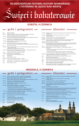 Program XII Festiwalu (PDF 404kB)