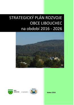 strategický plán rozvoje obce libouchec 2016-2026