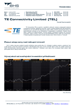 TE Connectivity Limited (TEL)