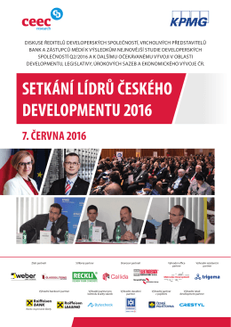 setkání lídrů českého developmentu 2016