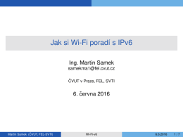 Jak si Wi-Fi poradí s IPv6