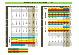 Plánovací kalendář 2015