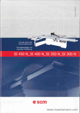 Prospekt SCM SI 350 N