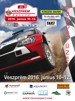 Veszprém 2016. június 10–12. - larocosport.com