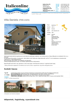 Villa Daniela - Italieonline s.r.o.