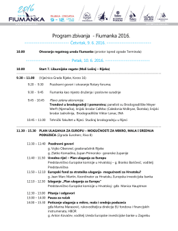 Program konferencije na hrvatskom jeziku