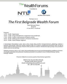 Pozivnica_First Belgrade Wealth Forum