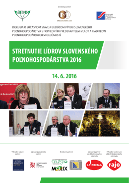 stretnutie lídrov slovenského poľnohospodárstva