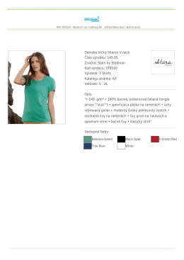 Dámske tričko Sharon V-neck Číslo výrobku: 145.05
