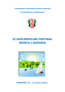 xi ogólnopolski festiwal sportu i zdrowia