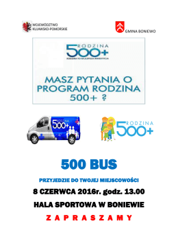 500 BUS - Boniewo