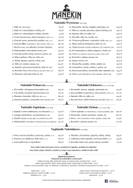 menu - Manekin