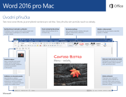 Word 2016 pro Mac