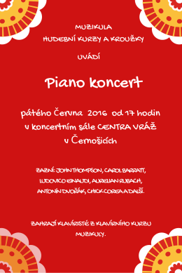 Piano koncert