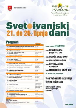 Program - Grad Sveti Ivan Zelina