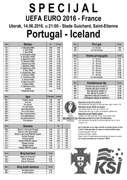 Portugal - Iceland