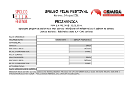 HR-SpeleoFilmFestival 2016